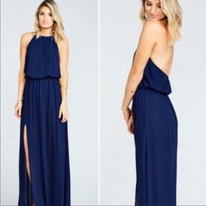 Show me your mumu bridesmaid dress Navy Blue